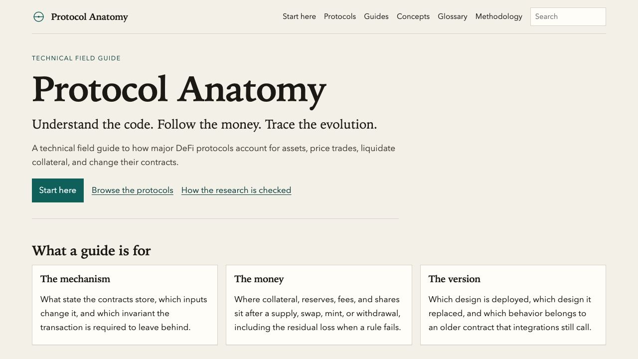 Screenshot of Protocol Anatomy